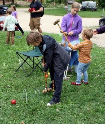 Playing Croquet